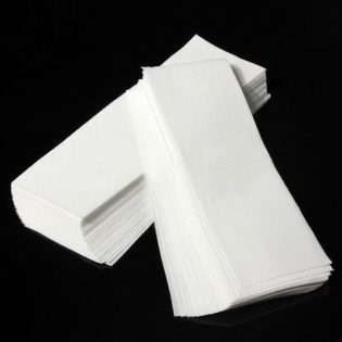 Depilatory wax paper